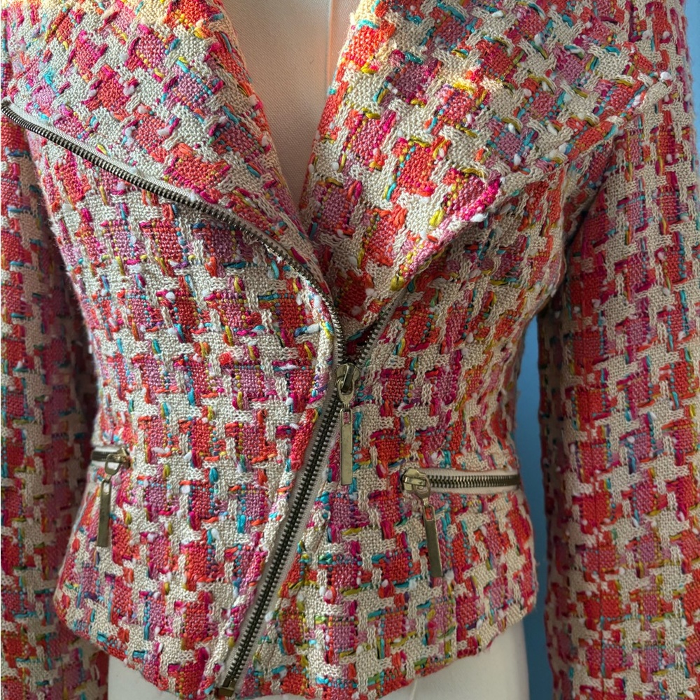Mario Serrani Multicolor Tweed Blazer